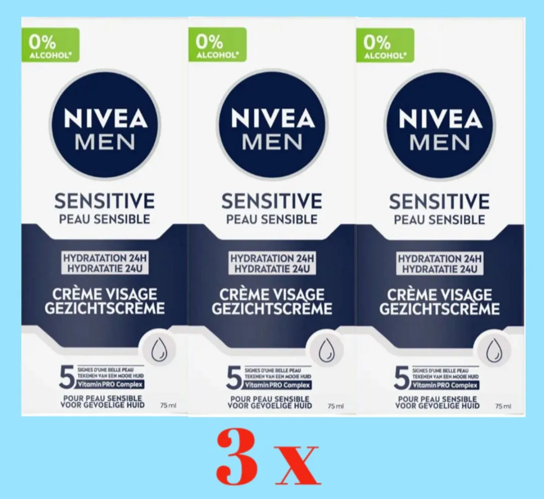 NIVEA Men Sensitive Gezichtscrème 225ml