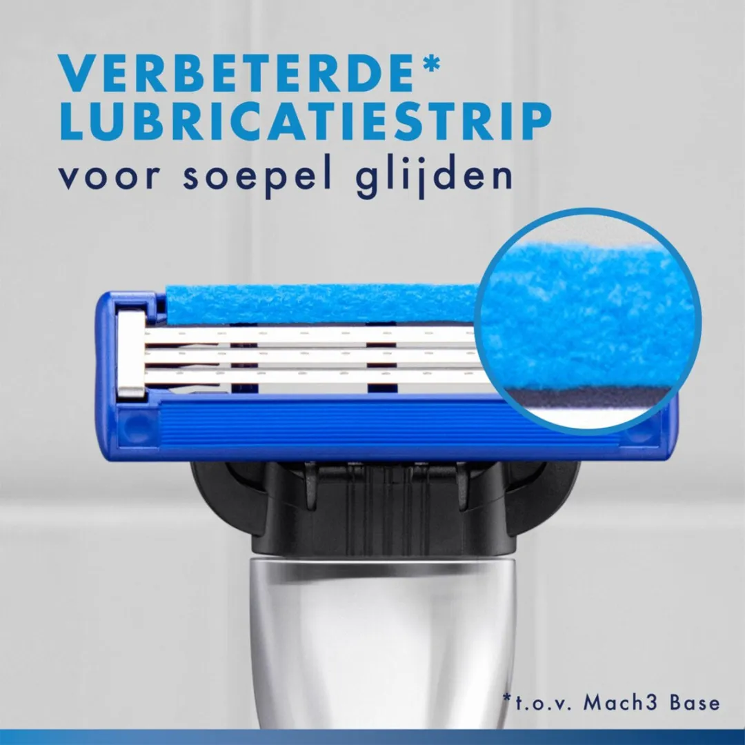 Gillette Mach3 Turbo Scheermesjes - 12 Stuks