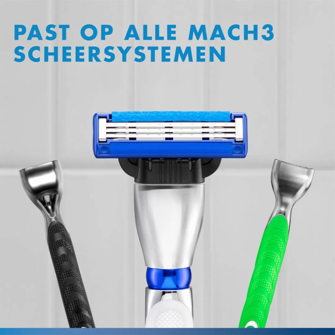 Gillette Mach3 Turbo Scheermesjes - 12 Stuks