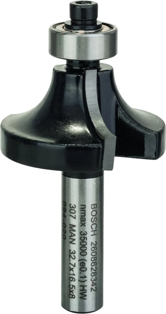 Bosch Afrondprofielfrees HM 10x17mm