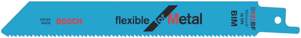 Bosch - Reciprozaagblad S 922 BF Flexible for Metal - 2 stuks