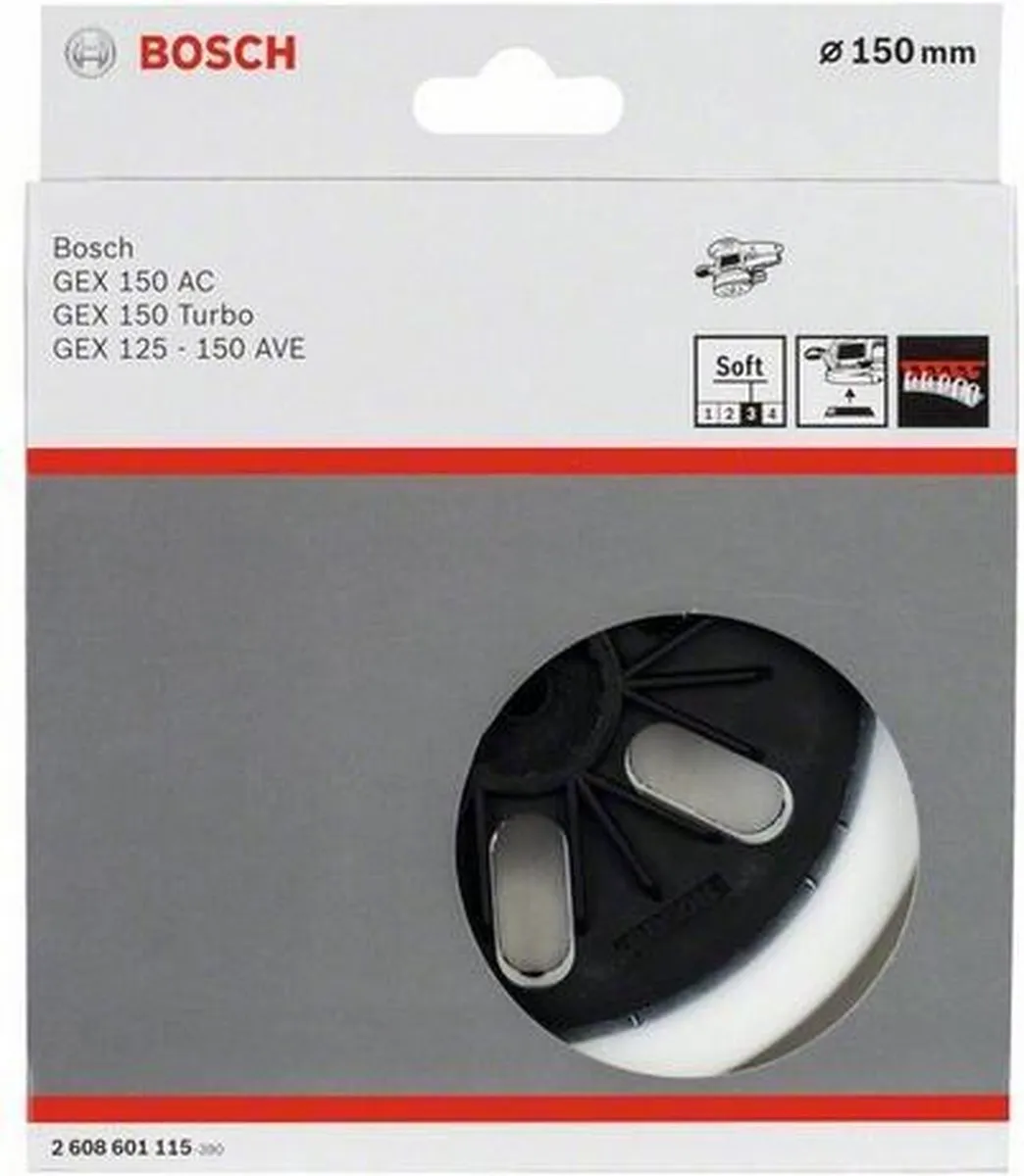 Bosch - Schuurplateau zacht, 150 mm