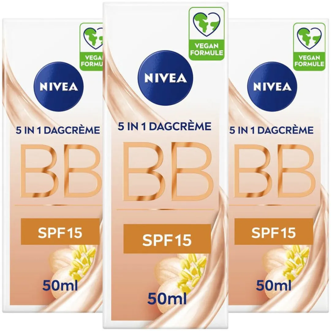 NIVEA Essentials 5in1 BB Dagcrème Medium SPF 15 - 150ml - afbeelding 6 van 6