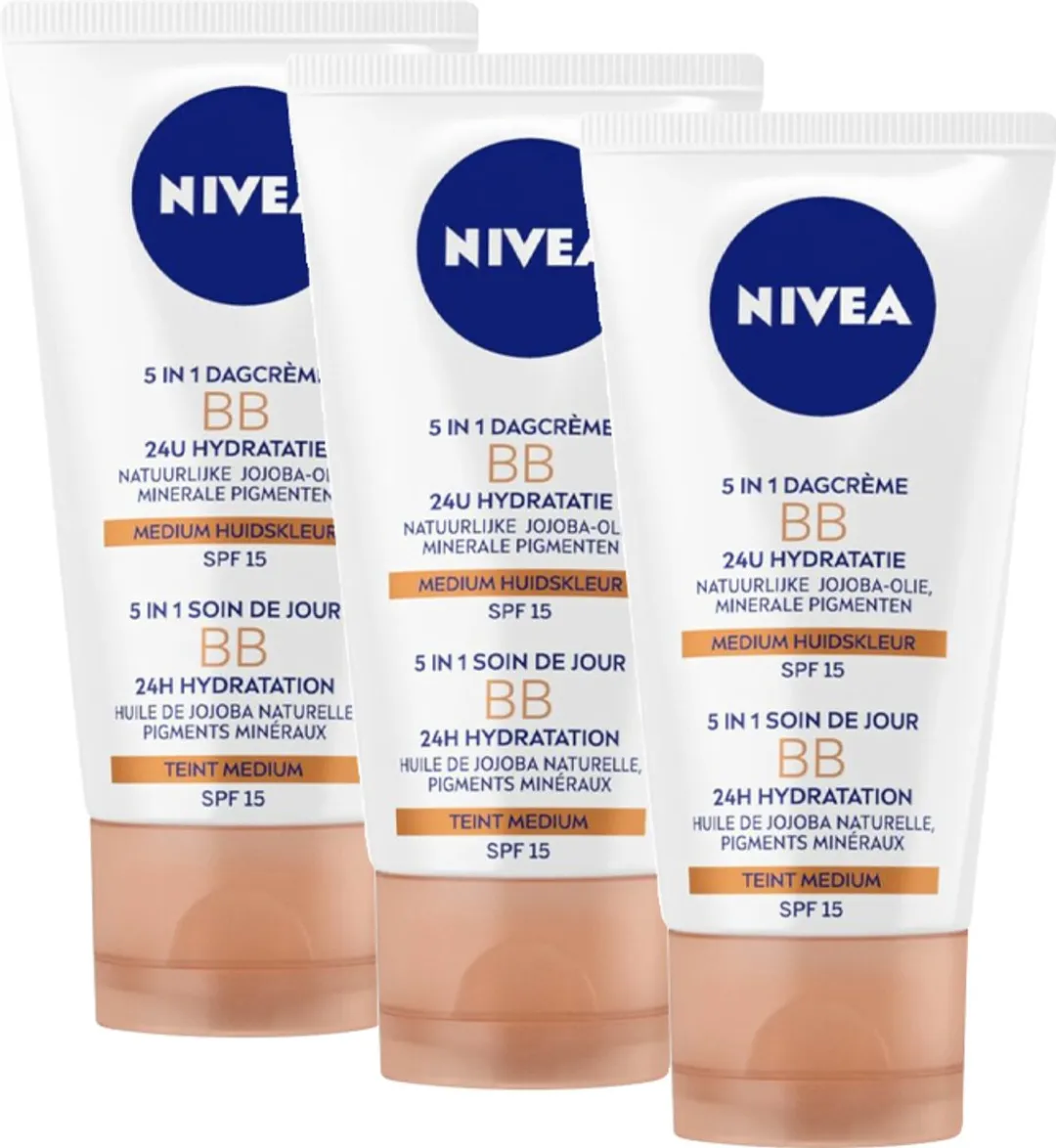 NIVEA Essentials 5in1 BB Dagcrème Medium SPF 15