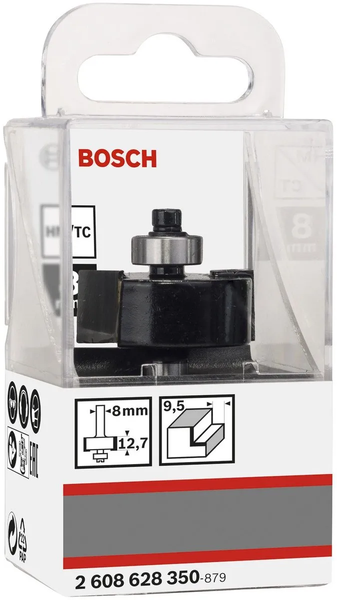 Bosch Sponningfrezen Set 8mm - Hout/Metal
