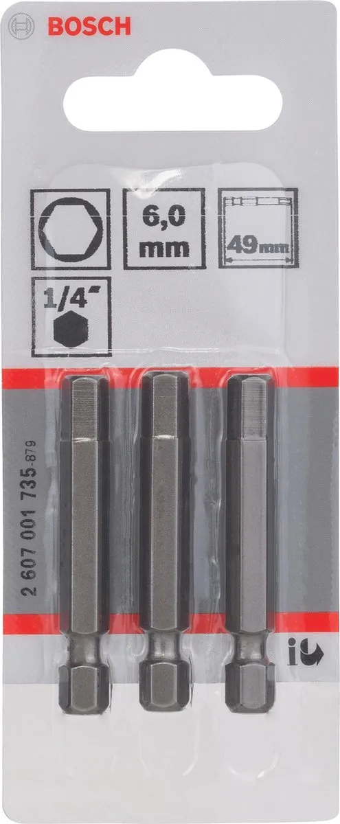 Bosch BIT 1/4XH-TORS/IS 6.0 2607001735