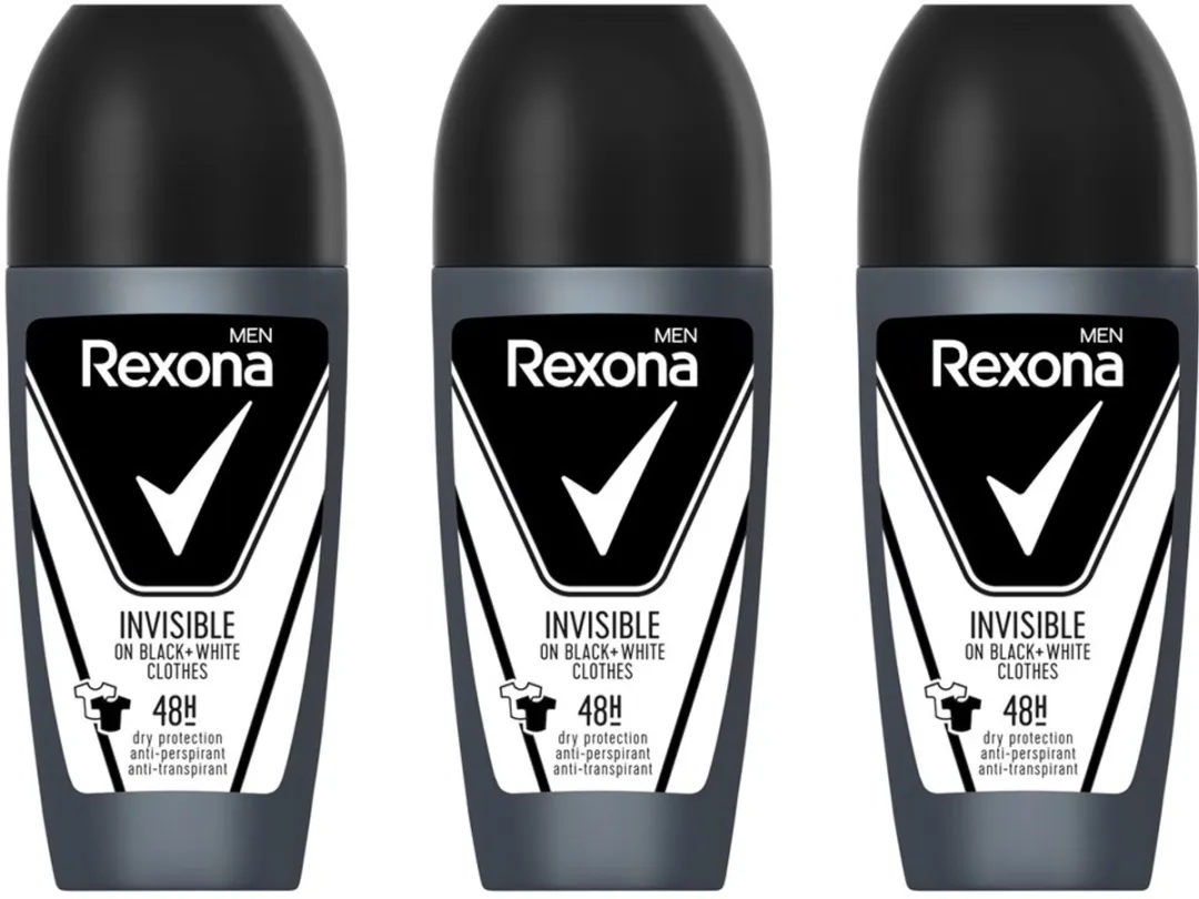 Rexona Men Deo Roller Invisible 3x50ml
