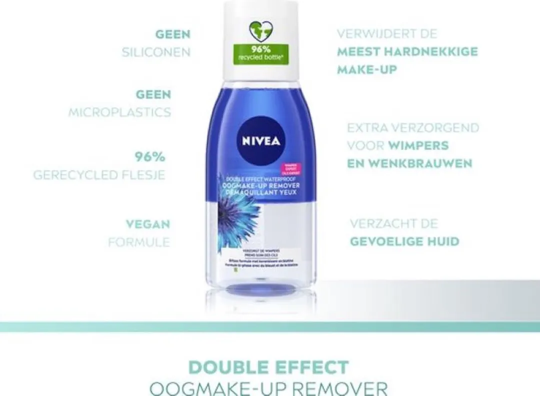 NIVEA Eye Make-up Remover Double Action Waterproof 125ml