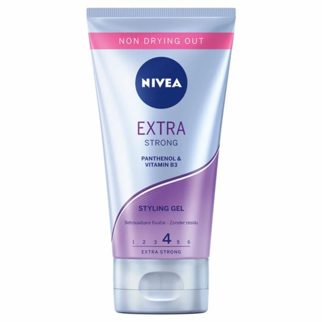 NIVEA Stylingsgel Extra Sterk 150ml - 4 Stuks