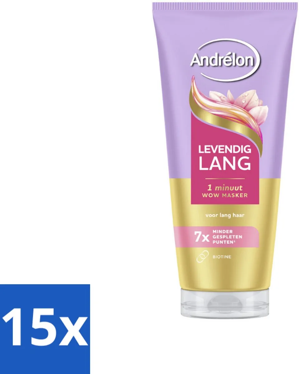 Andrélon Levendig Lang Haarmasker 180ml