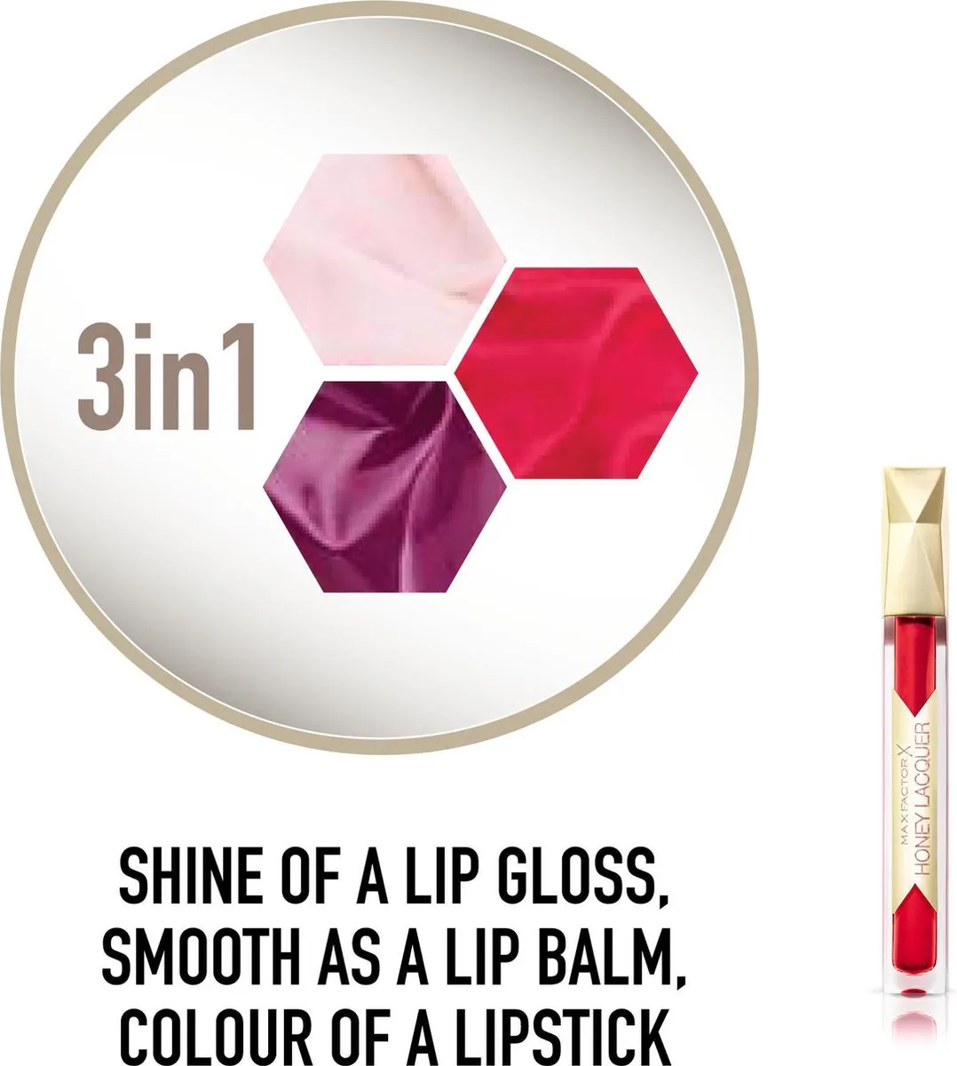 Max Factor Honey Lacquer Lipgloss Floral Ruby - 3.8ml