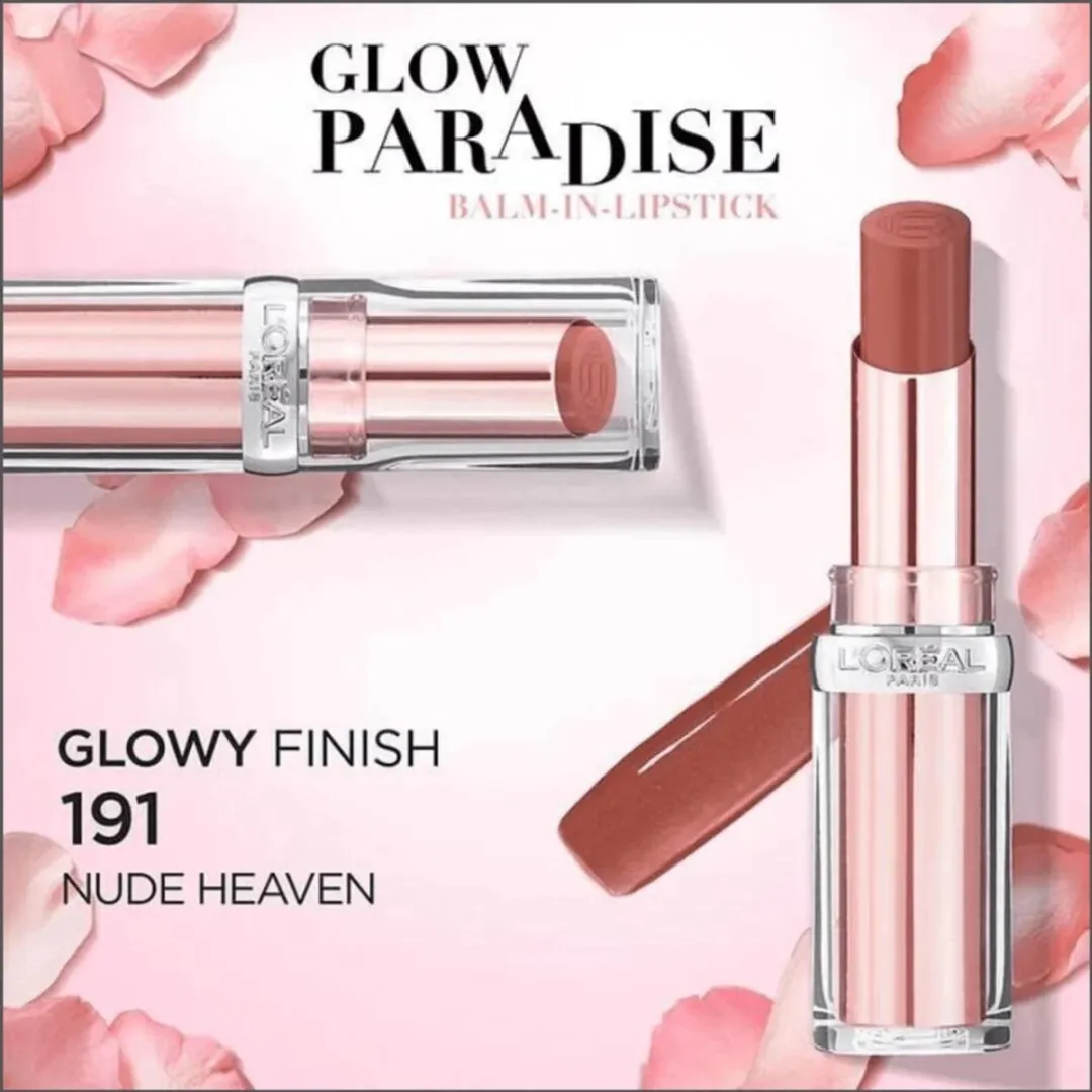 L'Oréal Paris Glow Paradise Balm-In-Lipstick 191 Nude Heaven - 3.8ml