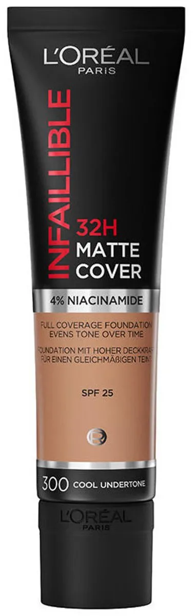 L'Oréal Paris Infallible 24H Matte Cover Foundation 300 Ambre