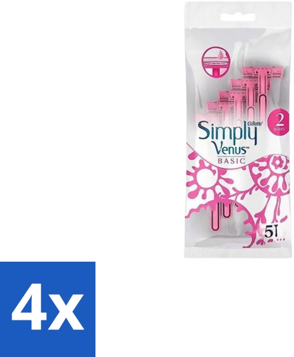 Gillette Venus Simply Basic Wegwerpscheermesjes 5 Stuks
