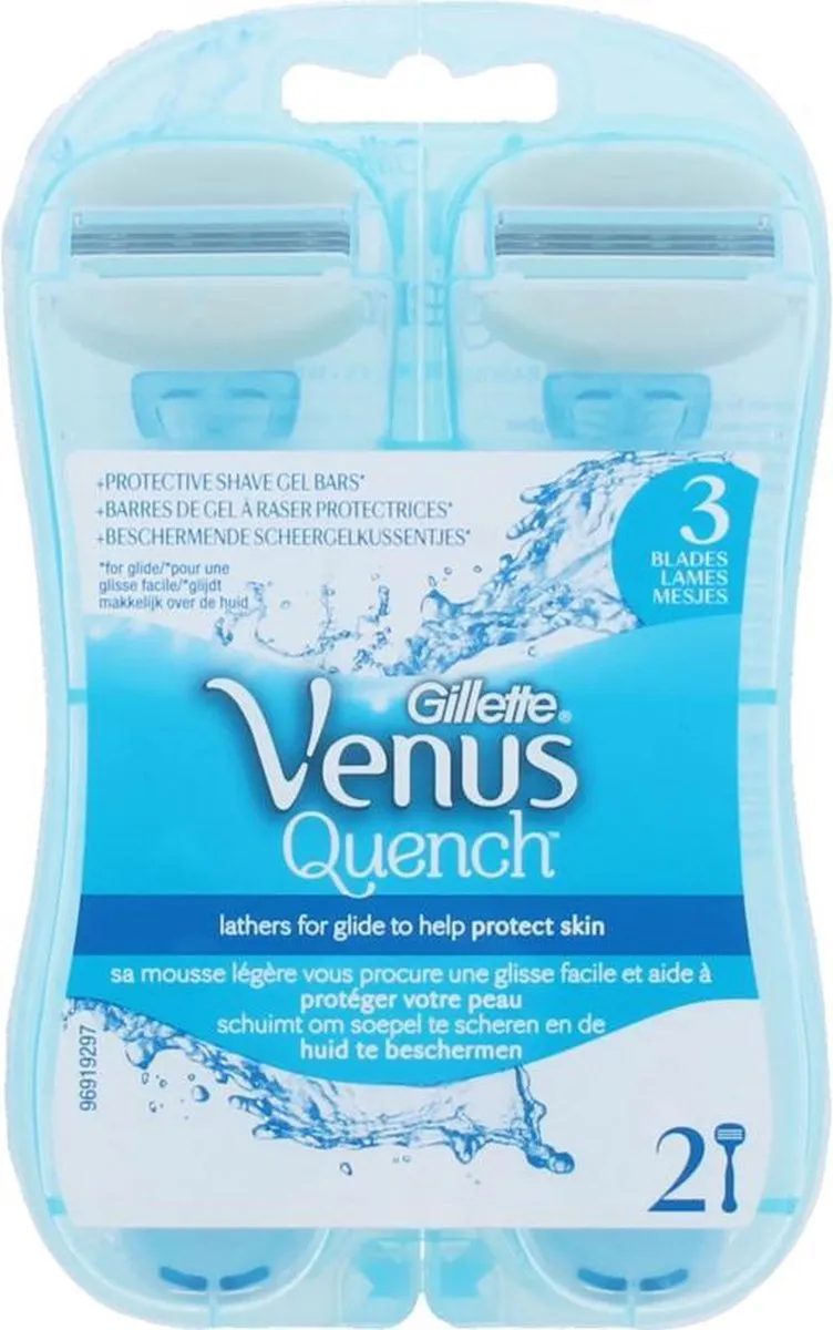 Gillette Venus Quench Wegwerpmesjes 3-delig - 2 Stuks