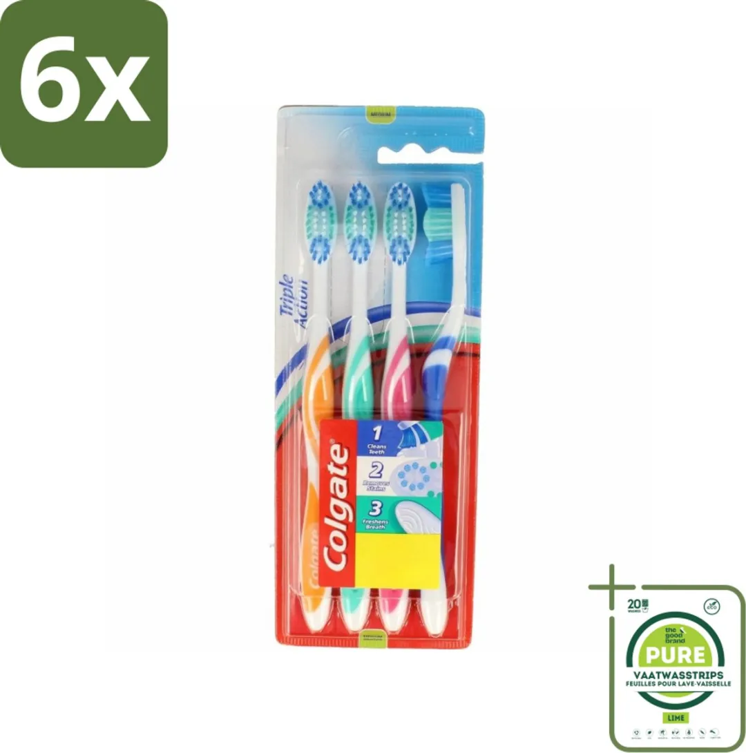 Colgate Triple Action Tandenborstels Medium