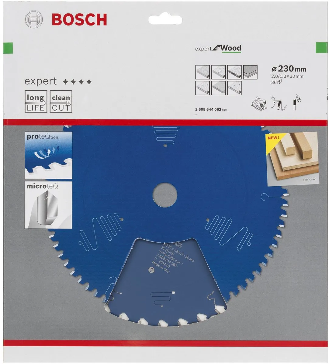 Bosch Cirkelzaagblad Expert ConstructWood 230mm - 36 Tanden