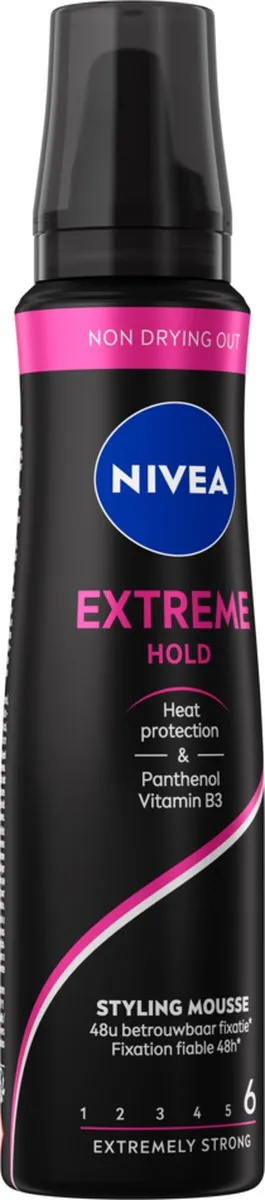 NIVEA Extreme Hold Haarmousse 6x150ml - 900ml