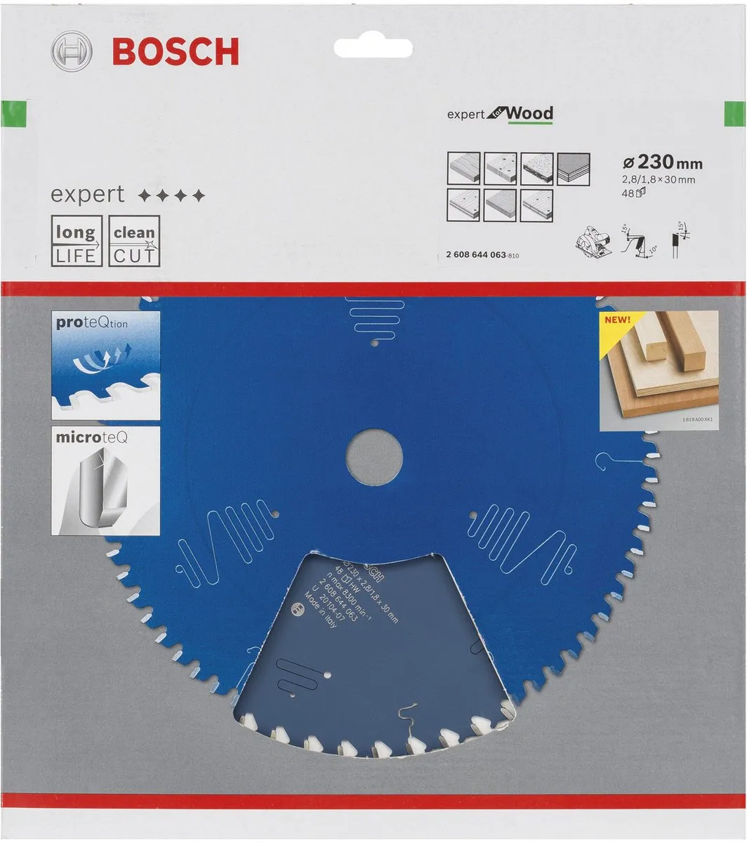Bosch Expert for Wood Cirkelzaagblad 200x30x2.8/1.8mm - 24 Tanden