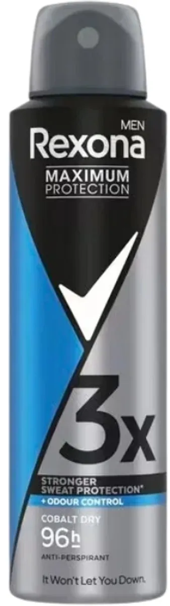 Rexona Maximum Protection Cobalt Dry Deodorant Spray 450ml - 3 Stuks