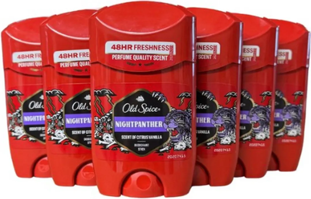 Old Spice Night Panther Deodorant Stick - 300ml (6x50ml)