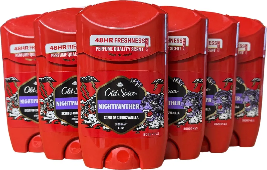 Old Spice Night Panther Deodorant Stick - 300ml (6x50ml)