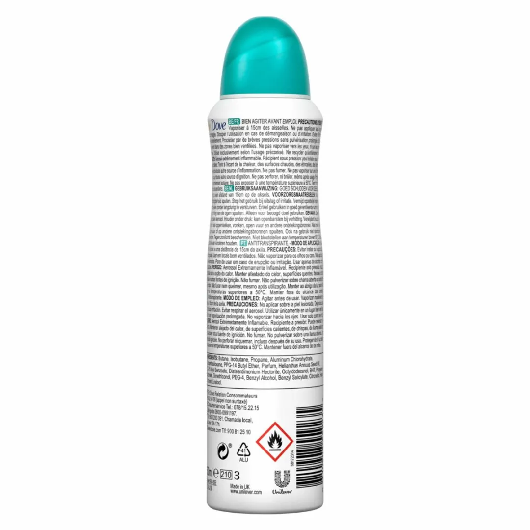 Dove Go Fresh Deodorant Spray Pear & Aloe Vera 150ml