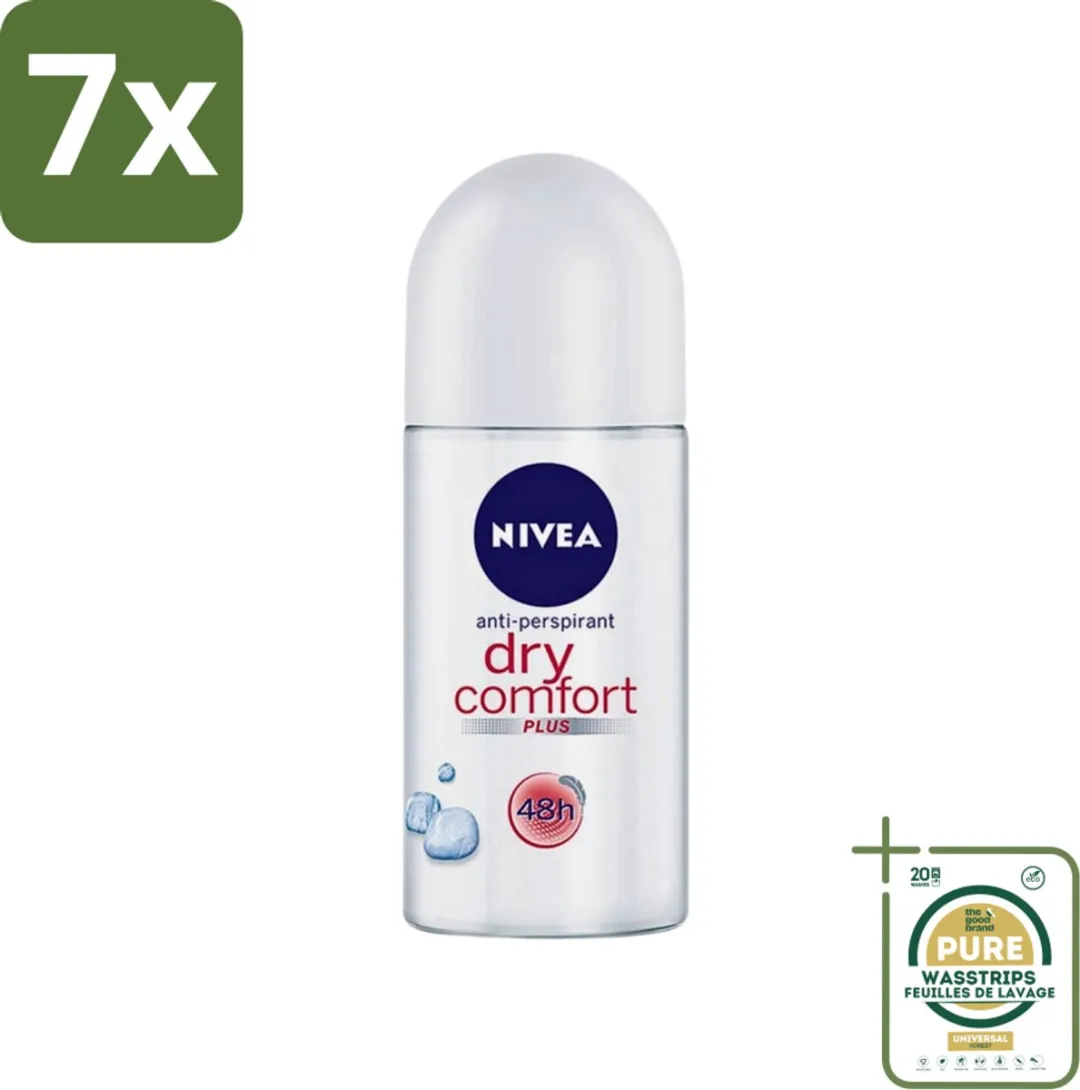 NIVEA Deodorant Roller Dry Comfort 50ml - 7x350ml