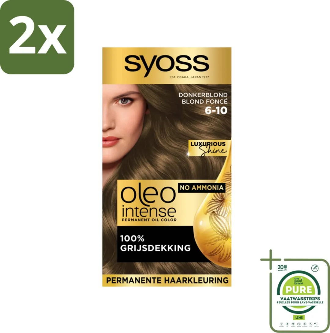 SYOSS Oleo Intense Haarverf 6-10 Donkerblond