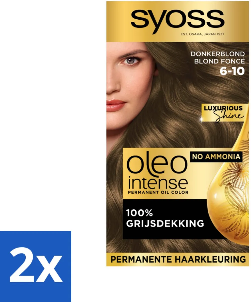 SYOSS Oleo Intense Haarverf 6-10 Donkerblond - 230ml