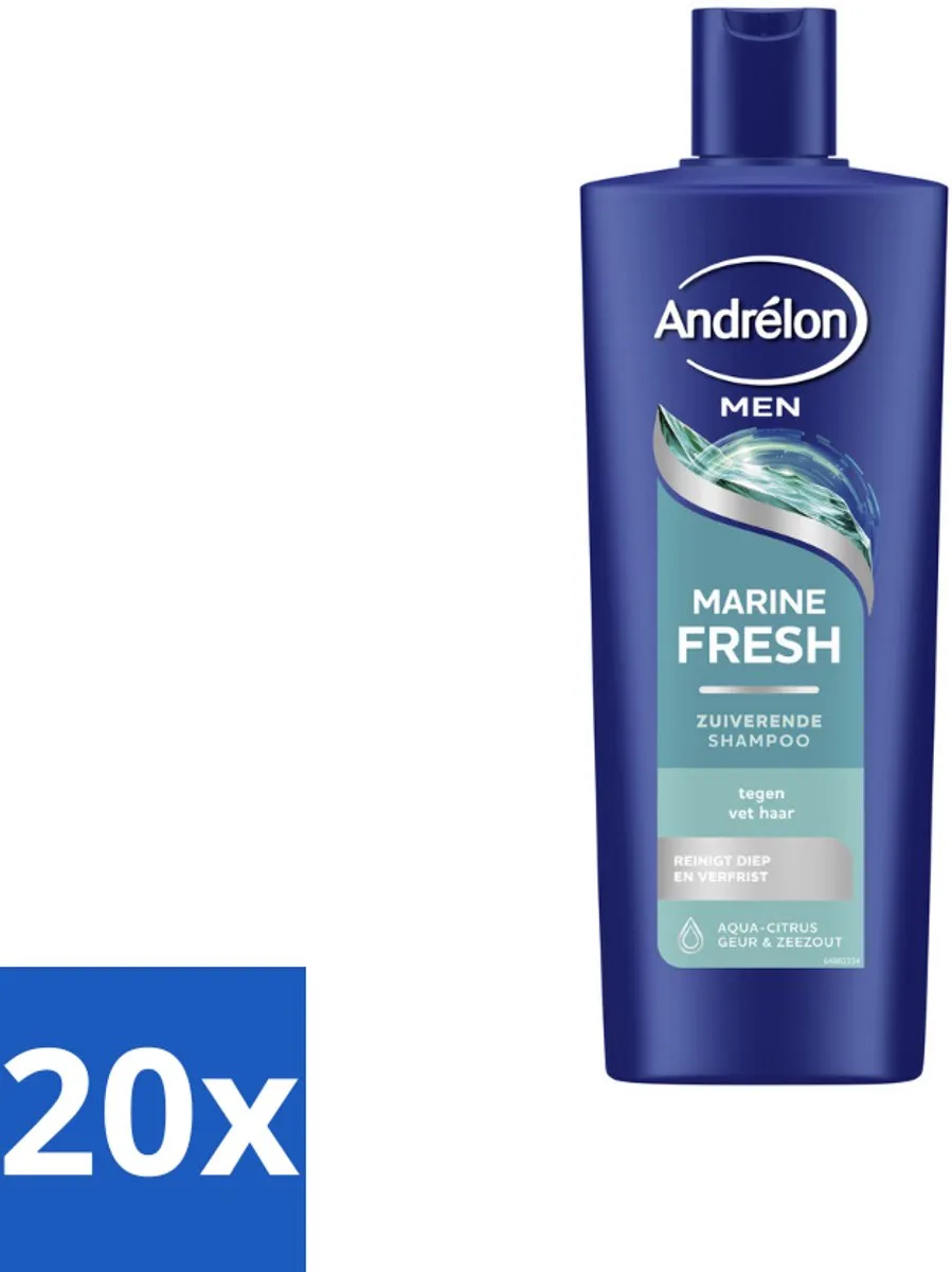 Andrélon Men Marine Fresh Shampoo 400ml