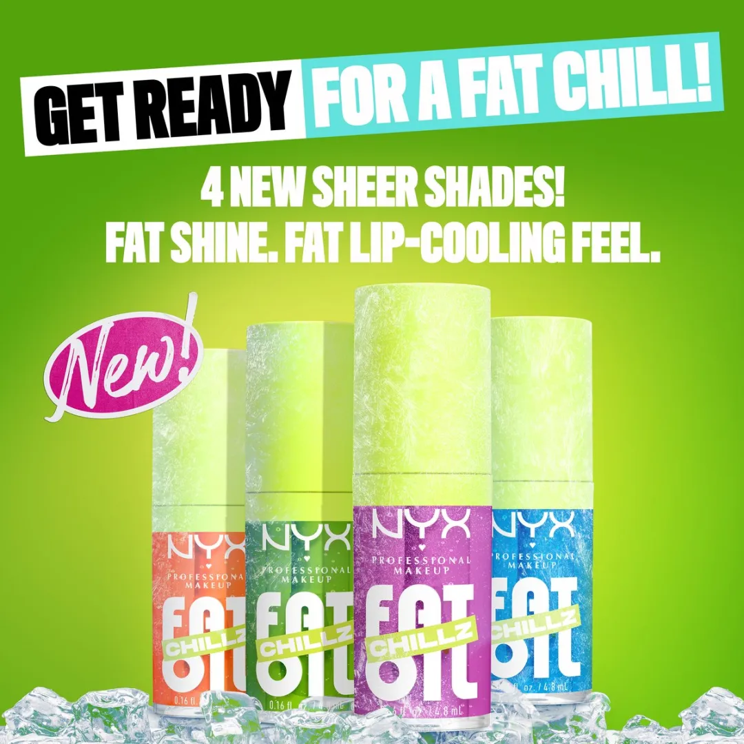 NYX Professional Makeup Fat Oil Chillz Lipgloss Citrus Chiller - 4.8ml