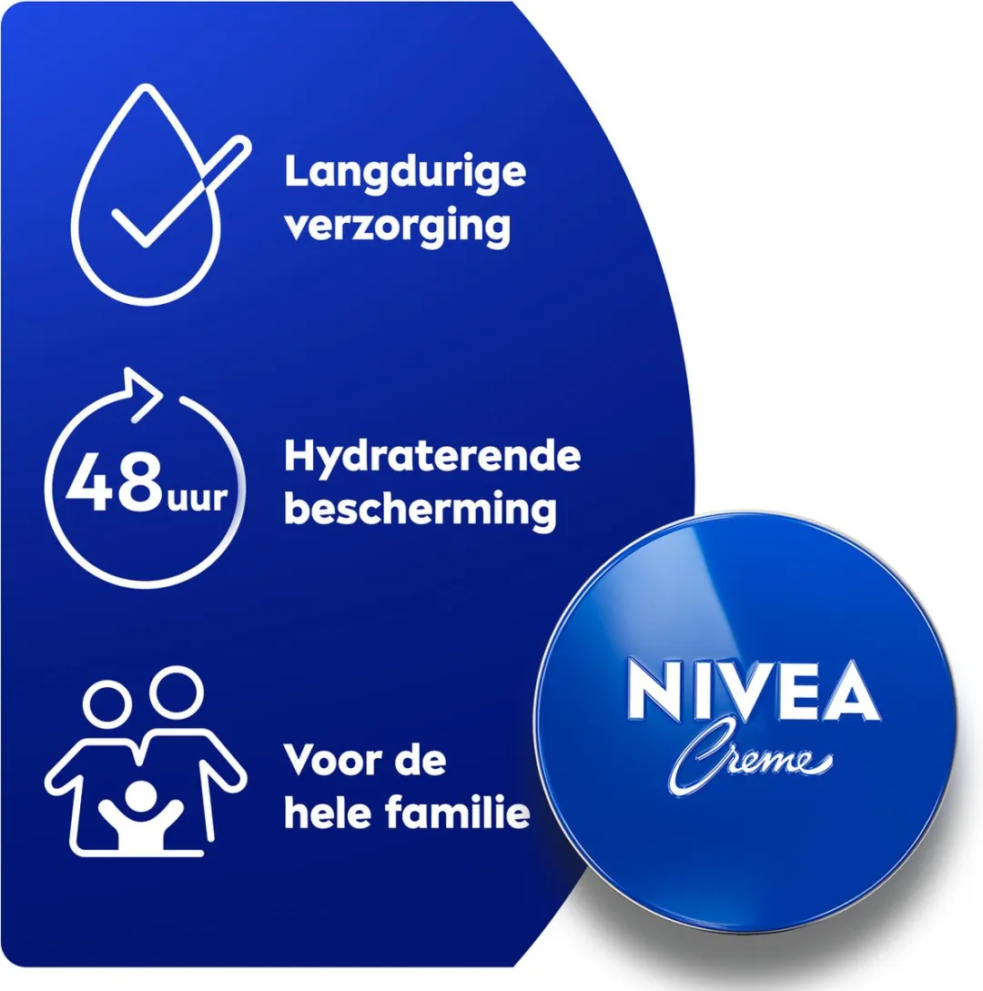 NIVEA Crème Blik 4x400ml - 1600ml