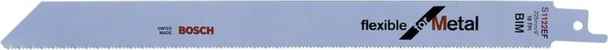 Bosch Reciprozaagblad S 1122 EF Metaal - 5 Stuks