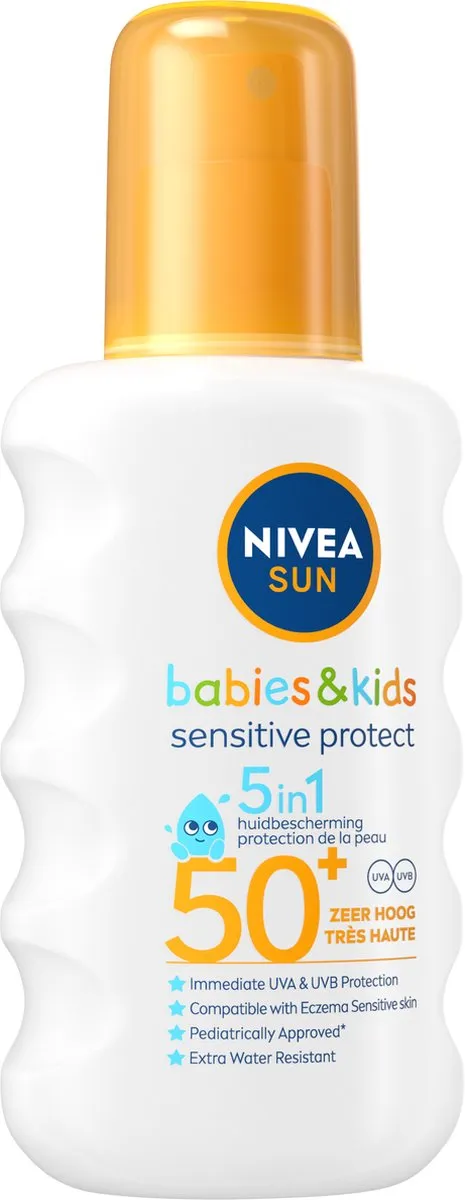 NIVEA SUN Babies & Kids Sensitive Zonnebrand Spray SPF 50 200ml