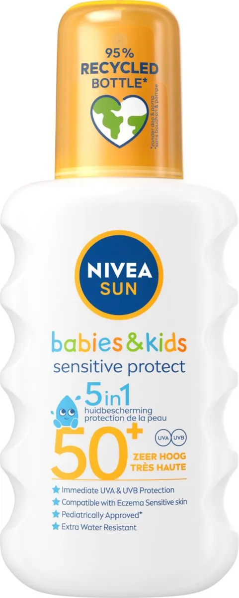 NIVEA SUN Babies & Kids Sensitive Zonnebrand Spray SPF 50 200ml