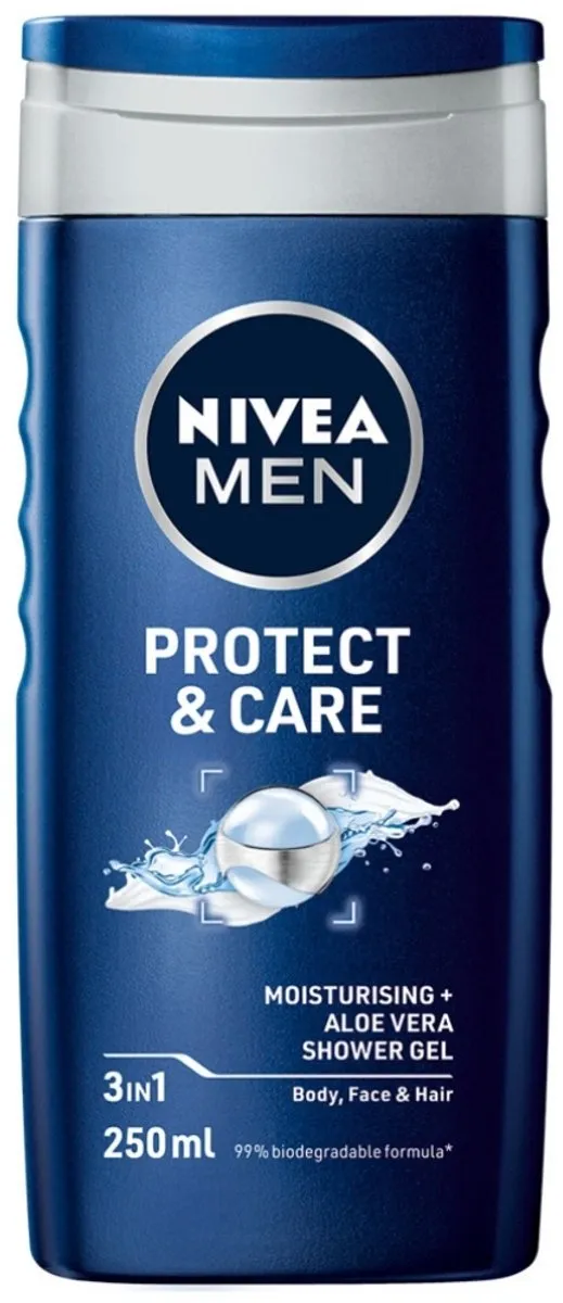 NIVEA Men Douchegel Protect & Care 250ml - 5x250ml