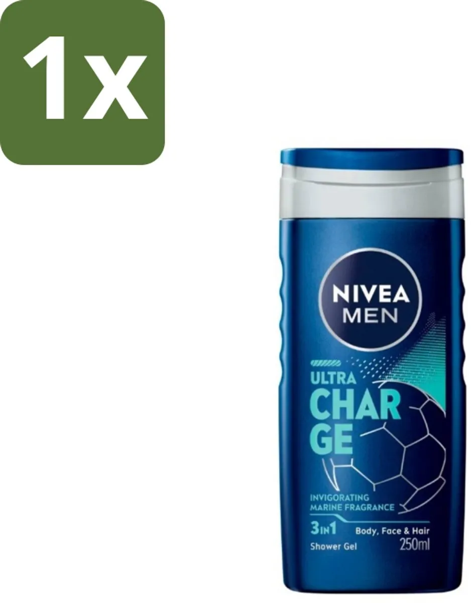 NIVEA Men Ultra Charge Douchegel 250ml