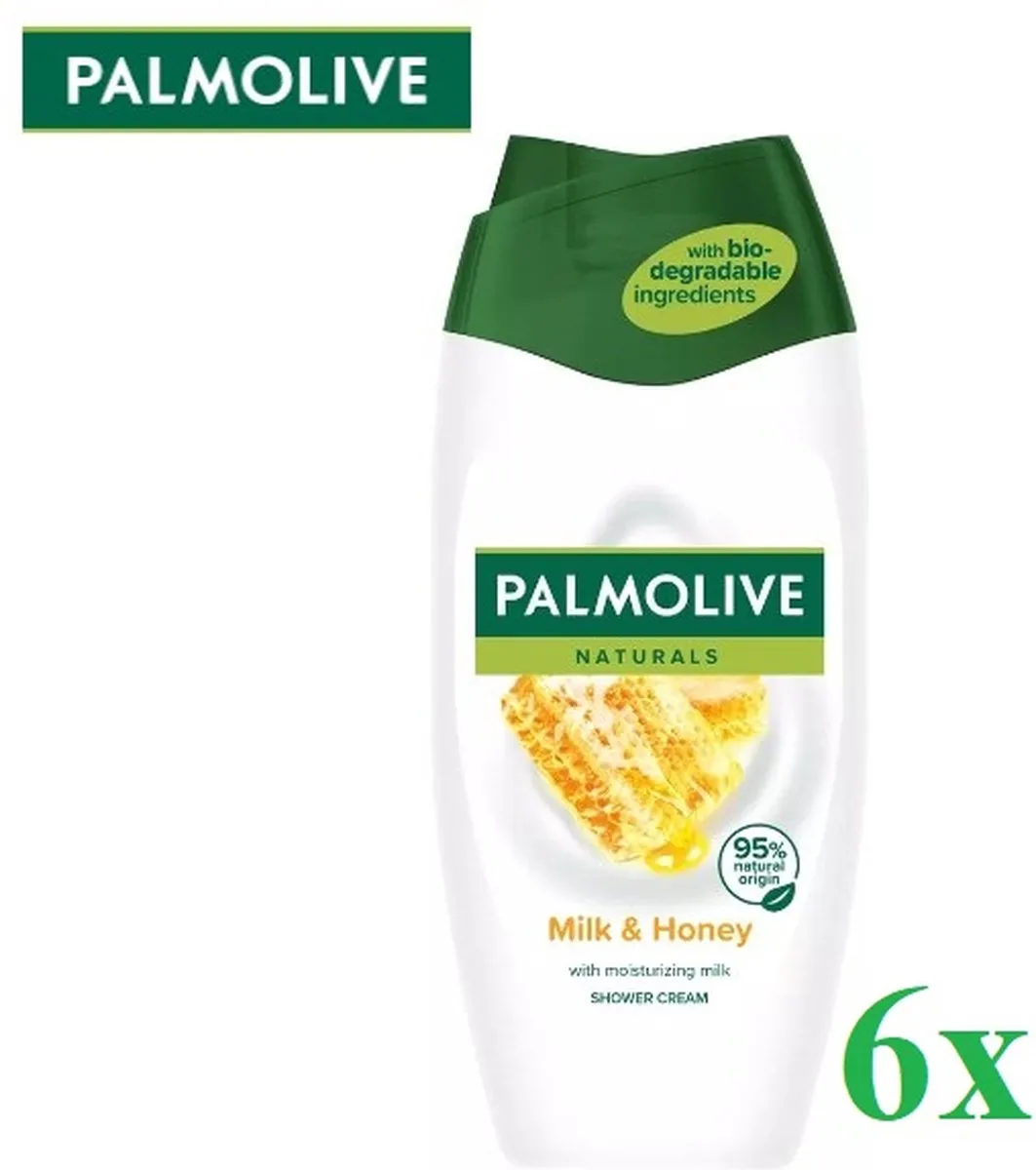Palmolive Melk & Honing Douchegel - 6x250ml
