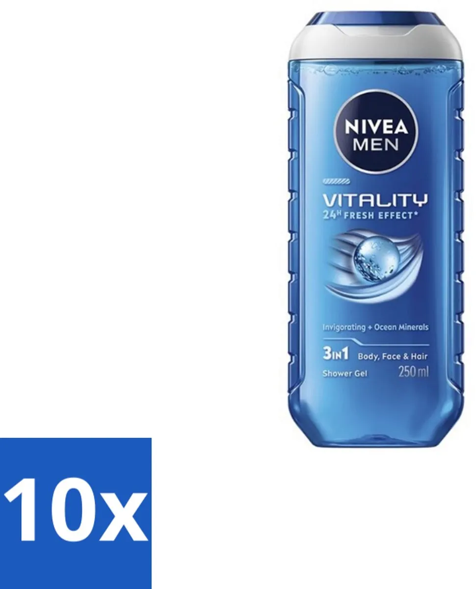 NIVEA Men Vitality 3-in-1 Douchegel 250ml