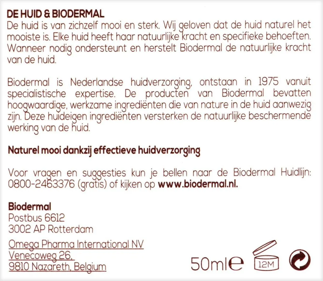 Biodermal Anti Age Dagcrème 50+ SPF15 - 50ml