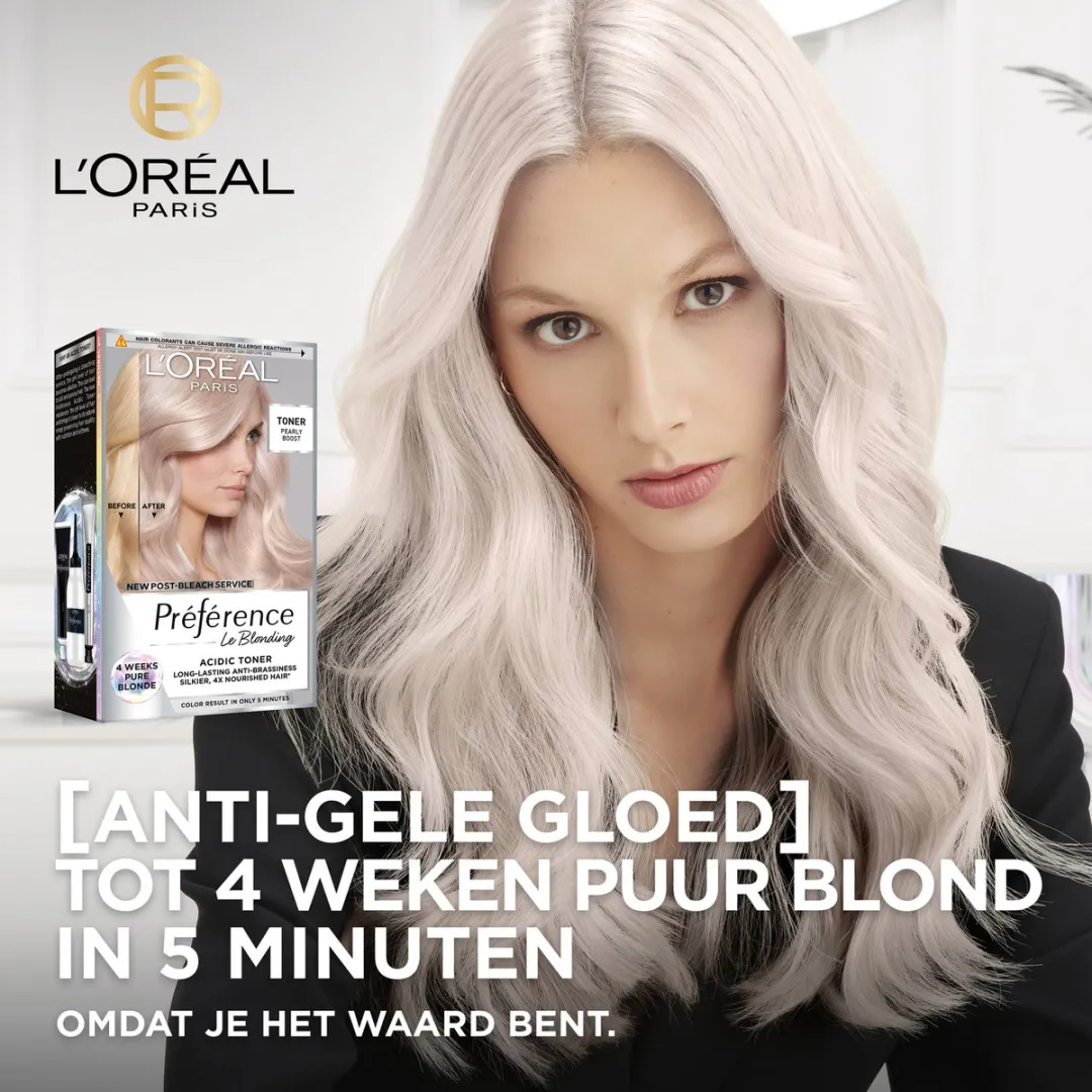 L'Oréal Paris Préférence Le Blonding 02 Pearly Boost - 100ml