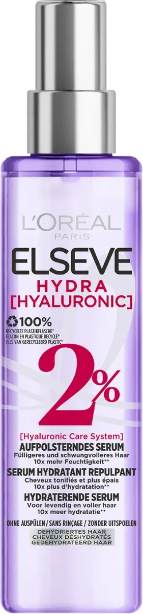 L'Oréal Paris Elsève Hydra Hyaluronic Hydraterend Serum 150ml