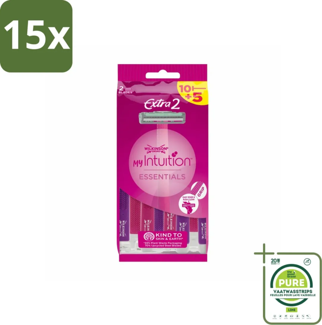 Wilkinson Extra 2 Beauty Wegwerpscheermesjes 15 Stuks