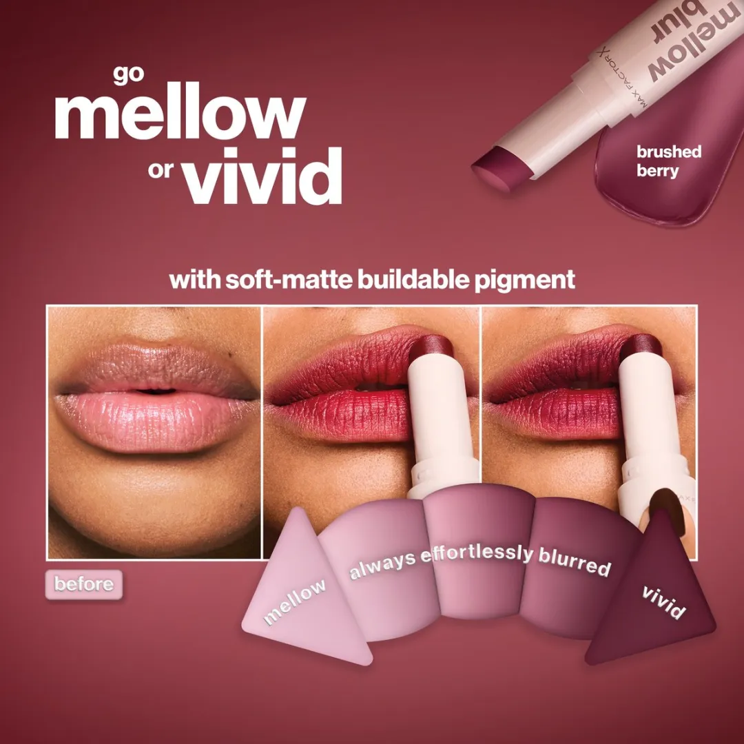 Max Factor 2000 Calorie Mellow Blur Lipstick 010 Mochi Mauve - 3,5 g