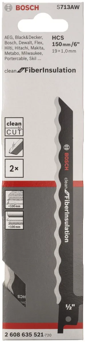 Bosch REC S713AW Zaagblad - Hout/Verlijmd hout