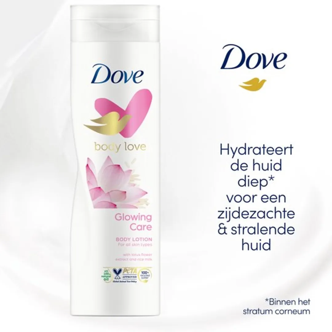 Dove Body Love Glowing Care Bodylotion - 6x400ml