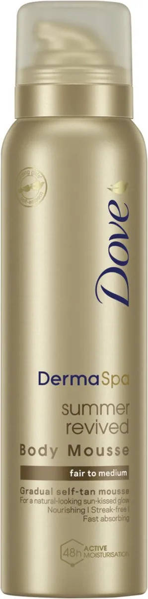 Dove DermaSpa Zelfbruiner Tanning Mousse Fair-Medium 150ml