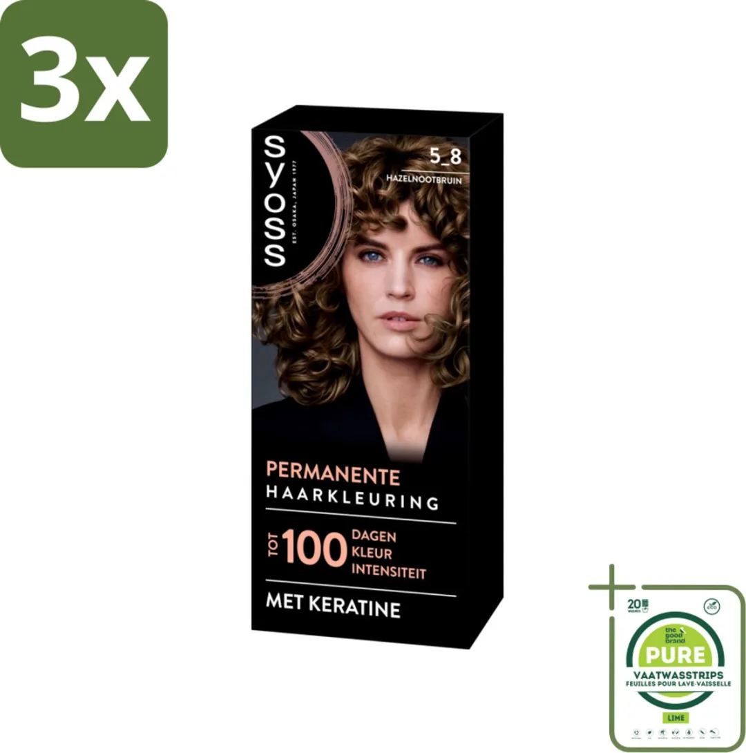 SYOSS Coloration 5-8 Hazelnootbruin Haarverf 345ml