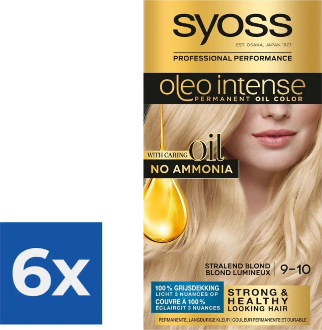 SYOSS Oleo Intense Haarverf 9-10 Stralend Blond